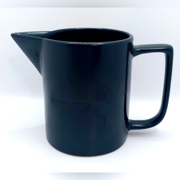 Synergy Blackby MIKASA Black Creamer 3 1/2" Discontinued - Picture 1 of 8